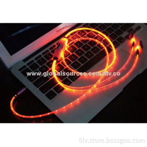 Newest Arrival EL Wire Earphones, 50mW Input Power